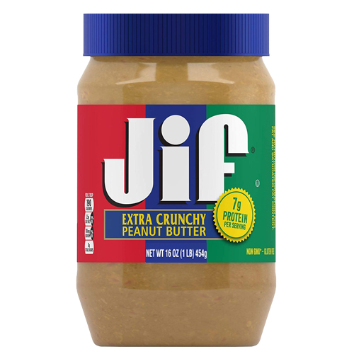 Jif Extra Crunchy Peanut Butter 12x 454g