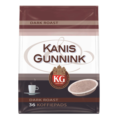 Kanis Gunnink Dark Roast 36 pads