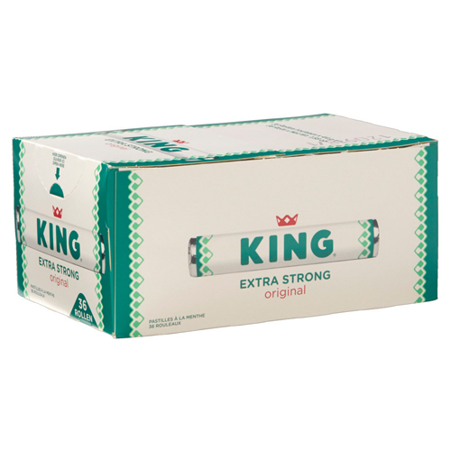 King Pepermunt Extra Stong Original 36 rollen