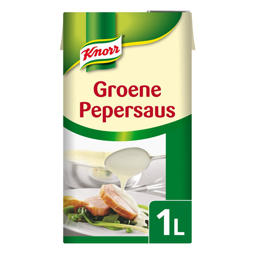 Knorr Garde dapos Or Groene Pepersaus 1ltr
