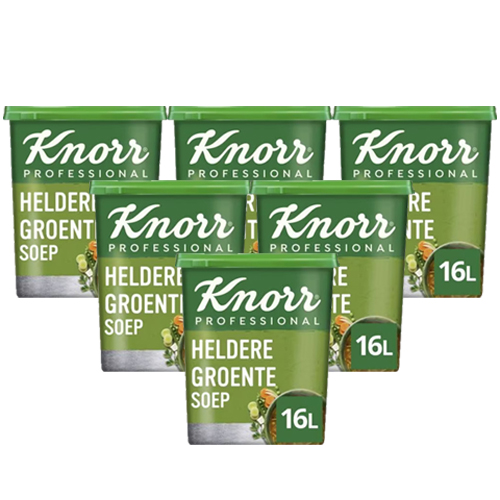 Knorr Professional - Heldere Groentesoep (voor 16ltr) - 6x 880g