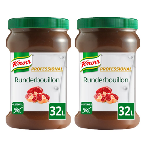 Knorr Professional - Runderbouillon Gelei (voor 32ltr) - 2x 800g