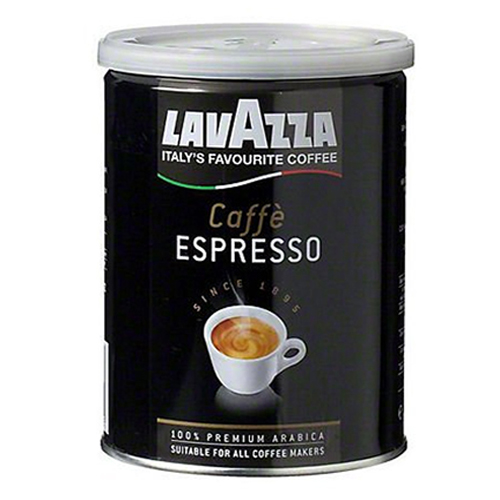 Lavazza Caffè Espresso Black gemalen koffie blik 250 g