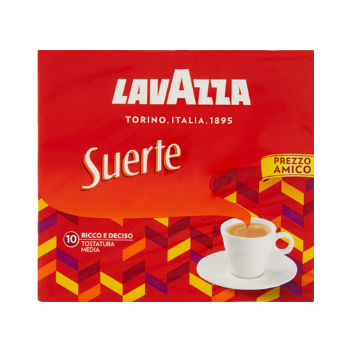 Lavazza - Suerte Gemalen koffie - 10 (2x 250g)