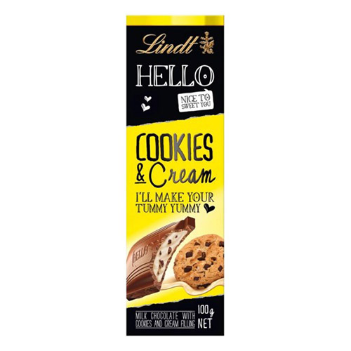 Lindt - Hello Cookies & Cream - 100g