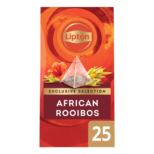 Lipton Exclusive Selection Afrikaanse rooibos thee 25 zakjes