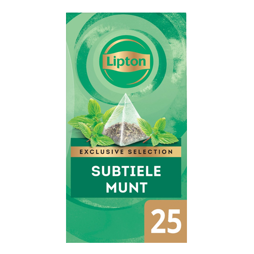 Lipton Exclusive Selection Subtiele munt 25 zakjes
