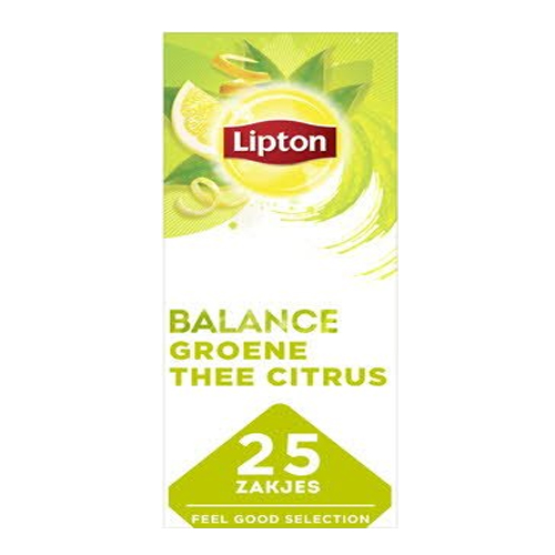 Lipton Feel Good Selection Groene Thee Citrus 6x 25 zakjes