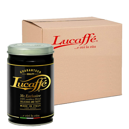 Lucaffé Mr. Exclusive 100 Arabica Gemalen koffie 12x 250g