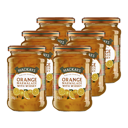 Mackays - Orange Marmalade met Whisky - 6x 340g