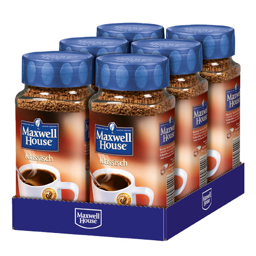Maxwell House Classic Oploskoffie 6x 200g