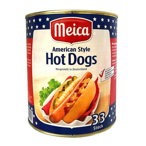 Meica American Style Hot Dogs 33 worstjes
