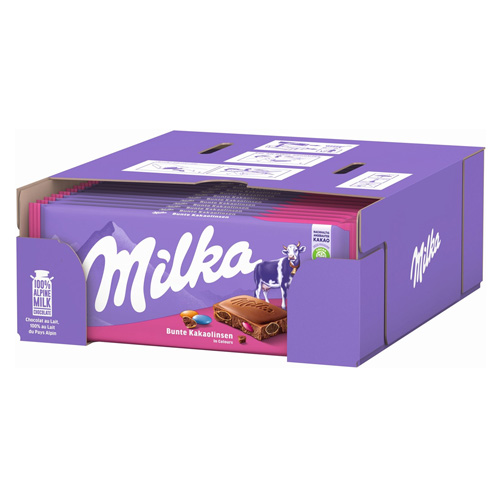 Milka - Kleurrijke Cacao Linzen - 22x 100g