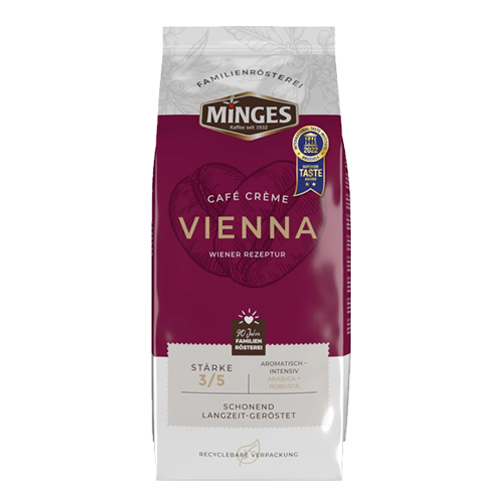 Minges Café Crème Vienna Bonen 1kg