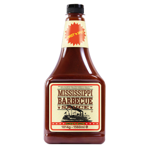 Mississippi Barbecue saus sweet apos n spicy 1560ml