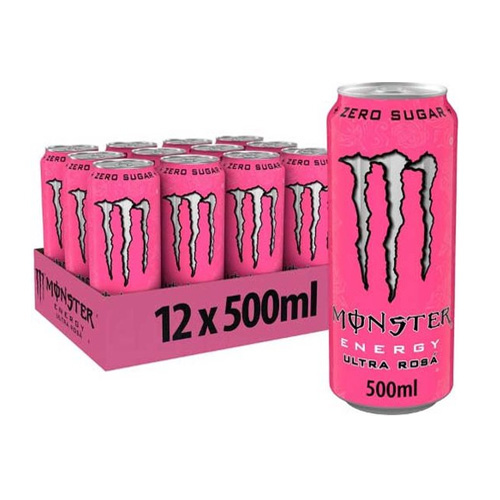 Monster Energy Ultra Rosa Zero Sugar 12x 500ml