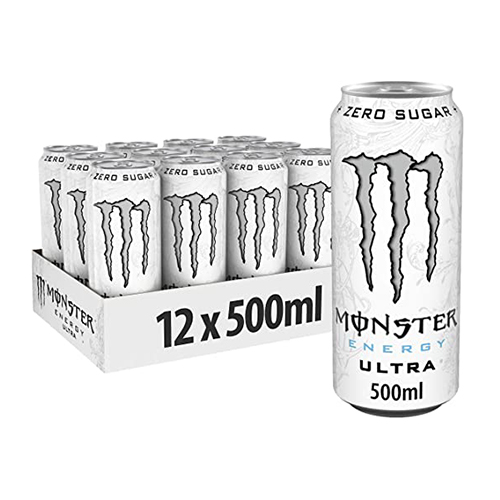 Monster Energy Ultra White Zero Sugar 12x 500ml