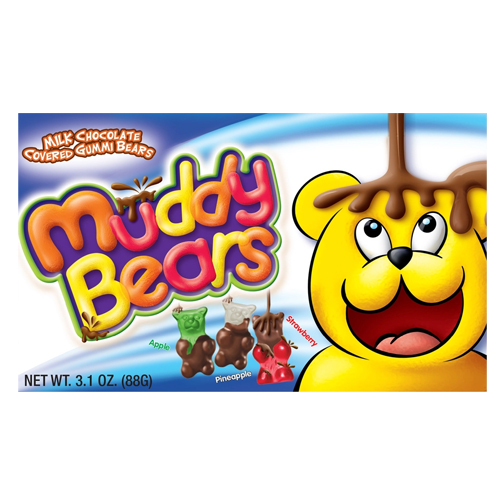 Muddy Bears Gummyberen omhuld met chocolade 12x 88g
