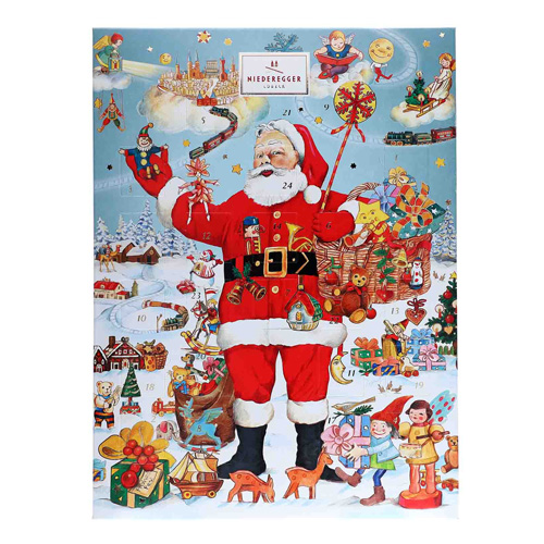 Niederegger - Kerstman Adventskalender - 500g