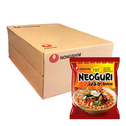 NONGSHIM INSTANT NOODLE NEOGURI SEAFOOD SPICY 20X120GR