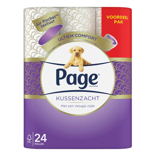 Page toiletpapier - Kussenzacht wc papier - voordeelverpakking - 24 rollen