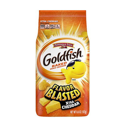 Goldfish Flavor Blasted Xtra Cheddar Crackers