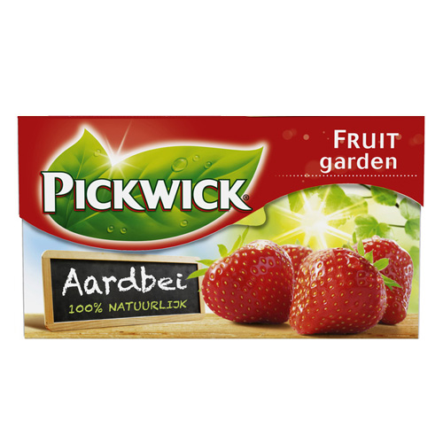Pickwick Aardbei vruchten thee 20 zakjes