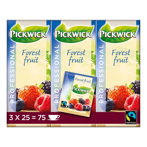 Pickwick Professional Bosvruchten 3x 25 zakjes