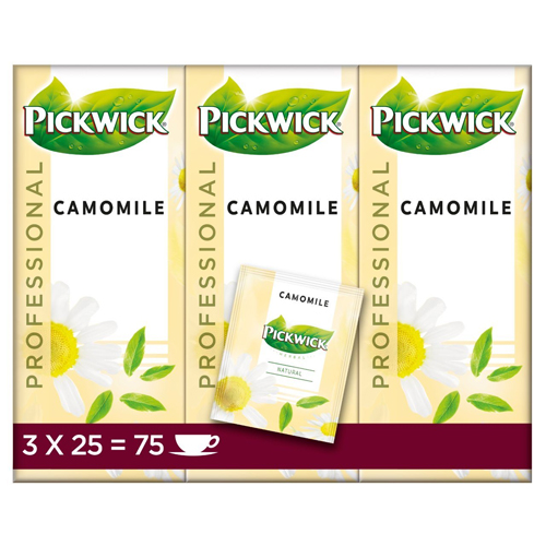 Pickwick Professional Kamille 3x 25 zakjes