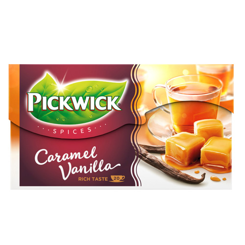 Pickwick Spices Caramel Vanilla zwarte thee 20 zakjes