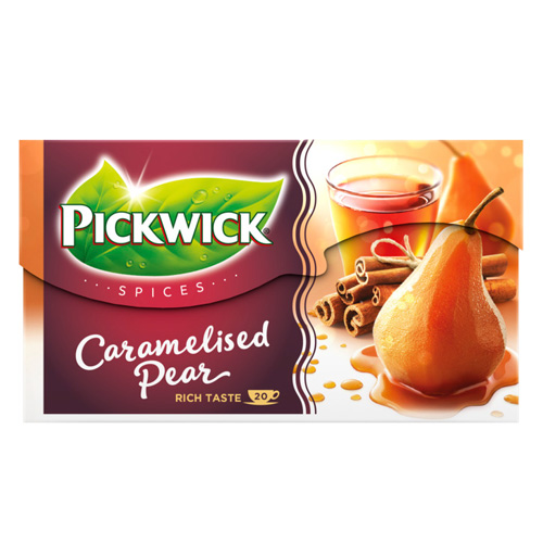 Pickwick Spices Caramelised pear zwarte thee 20 zakjes
