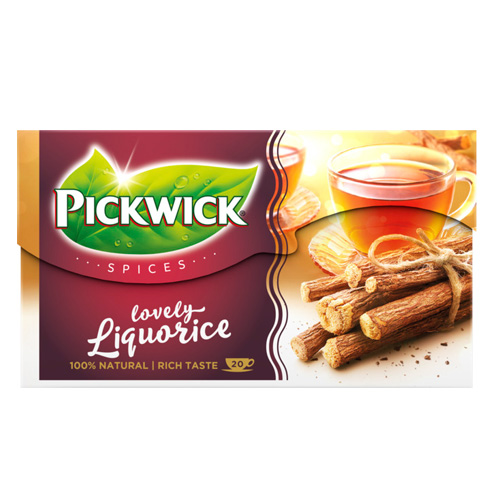 Pickwick Spices Lovely Liquorice zwarte thee 20 zakjes