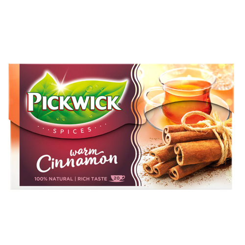 Pickwick Spices Warm Cinnamon zwarte thee 20 zakjes