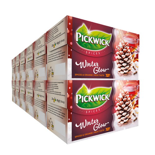 Pickwick Spices Winterglow zwarte thee 12x 20 zakjes
