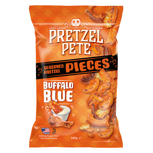 Pretzel Pete Buffalo Blue Pretzel Pieces 160g