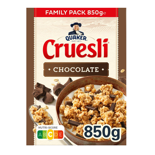 Quaker Cruesli Chocolade 850g