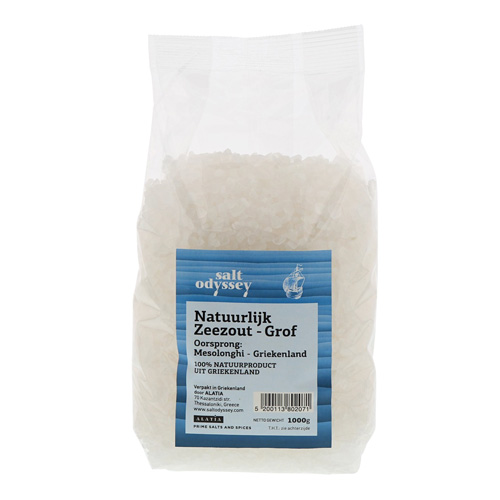 Salt Odyssey Puur Zeezout van Messolonghi grof 1kg