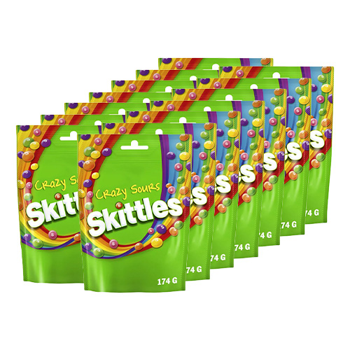 Skittles Crazy Sours 14x 174g