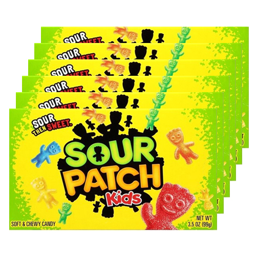 Sour Patch Kids Original Theaterbox 6 stuks