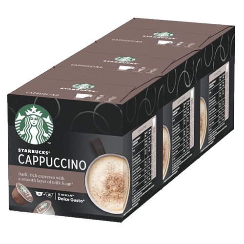 Starbucks Cappuccino by Nescafé Dolce Gusto 3x 12 Capsules