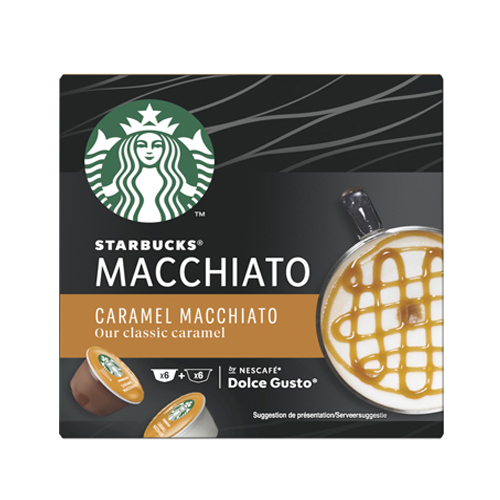 Starbucks - Caramel Macchiato by Nescafé Dolce Gusto - 12 Capsules