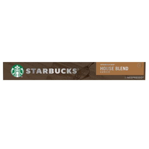 Starbucks House Blend Medium Roast by Nespresso 10 Capsules