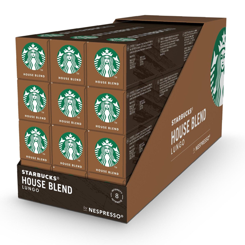 Starbucks House Blend Medium Roast by Nespresso 12x 10 Capsules