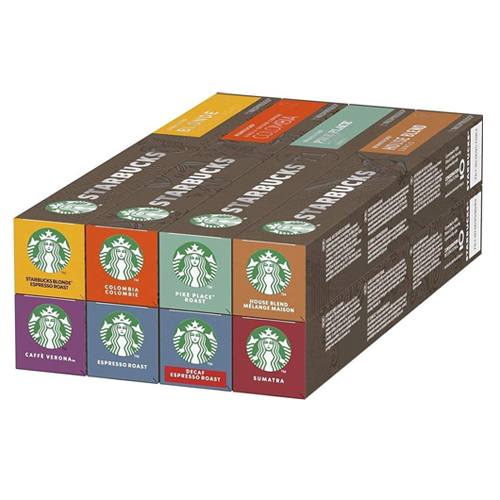 Starbucks® Proefpakket Nespresso® Capsules 8x 10 Capsules