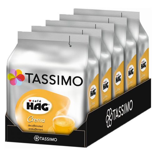 Tassimo Café HAG crema decaf 5x 16 T Discs