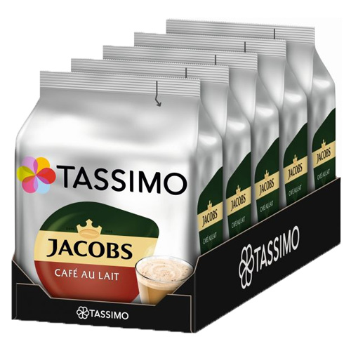 Tassimo Jacobs Cafe au Lait 5x 16 T Discs