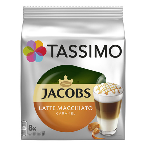 Tassimo Jacobs Latte Macchiato Caramel 5x 8 T Discs