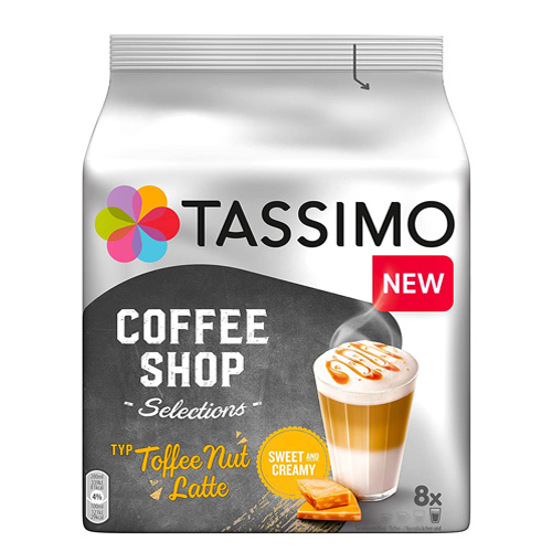 Tassimo Toffee Nut Latte 5x 8 T Discs