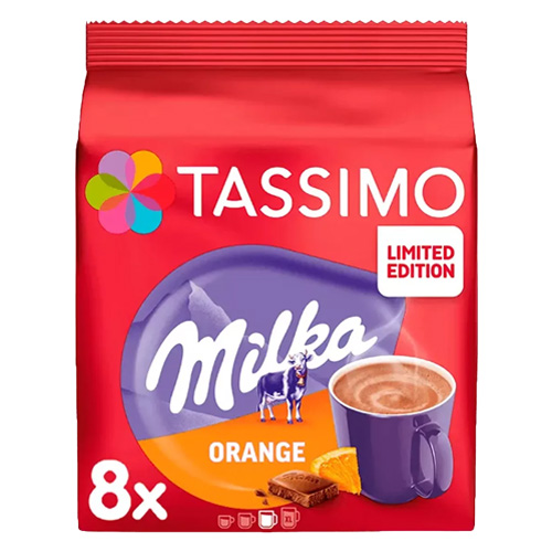 Tassimo Milka Orange Chocolademelk 8 T Discs