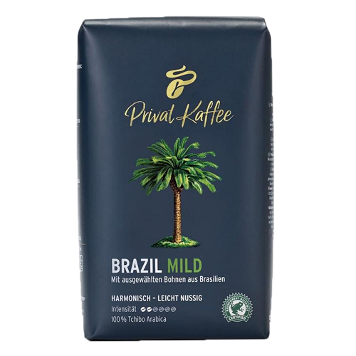 Tchibo Privat Kaffee Brazil Mild Bonen 500g